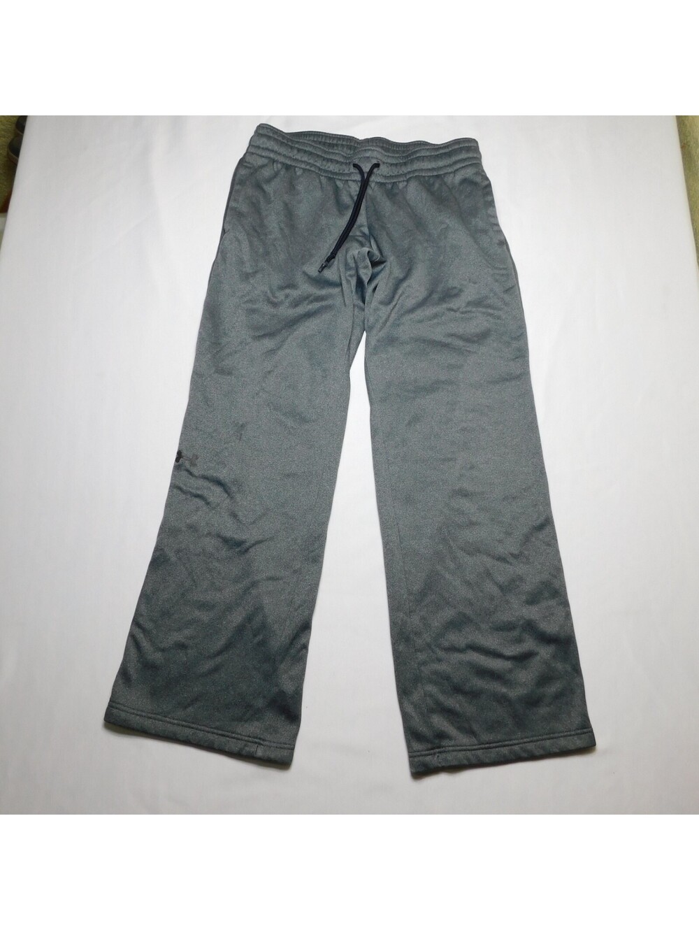 Under Armour ColdGear Sweatpants Womens Medium M Gray Loose Fit Wide Leg Fleece